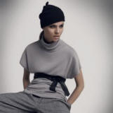Dorothy Perkins grey outfit and beanie hat.